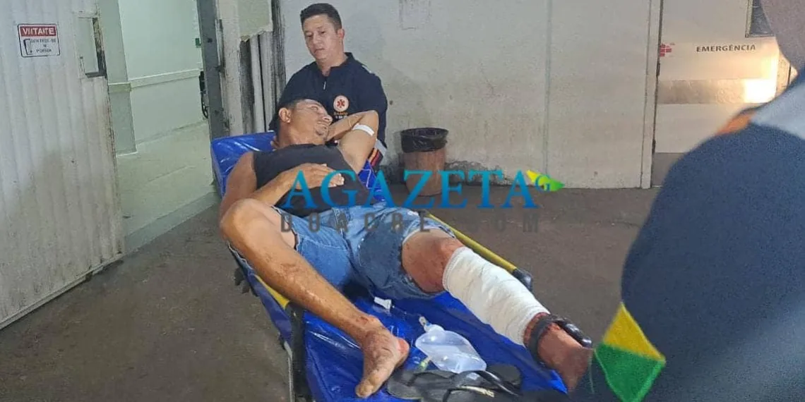 Novo 'líder de facção' é atacado por rivais e vai parar no pronto-socorro