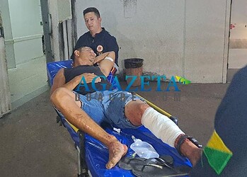 Novo 'líder de facção' é atacado por rivais e vai parar no pronto-socorro