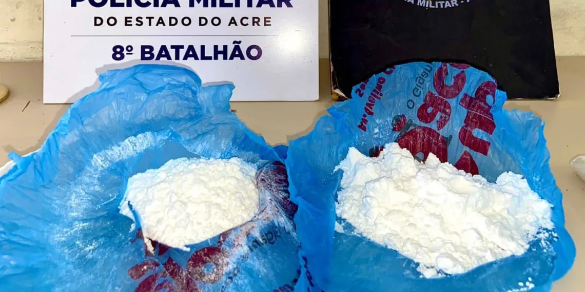 PM apreende quase 2kg de droga durante patrulhamento no Nova Esperança