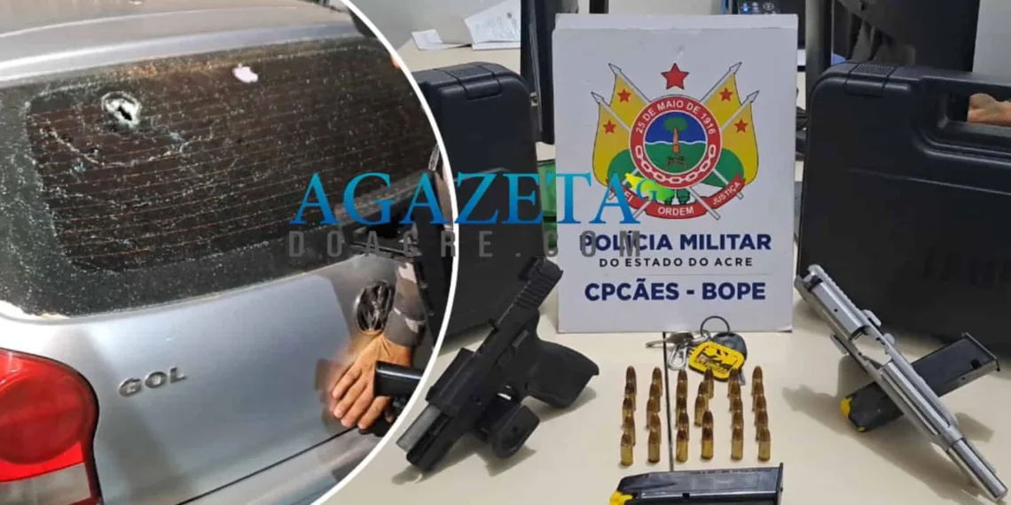 Monitorado é preso após escapar de emboscada e trocar tiros com faccionados rivais