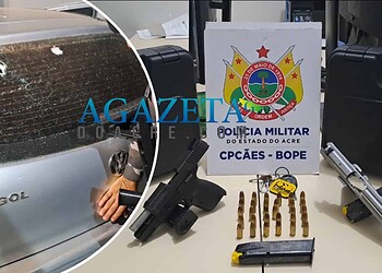 Monitorado é preso após escapar de emboscada e trocar tiros com faccionados rivais