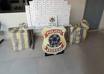 Polícia apreende 200 maços de cigarros provenientes da Bolívia