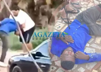 Homem furta moto e é capturado, amarrado e espancado por populares no interior do Acre