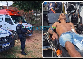 Mulher esfaqueia marido e tenta impedir socorro; facção e PM intervêm para salvar vítima