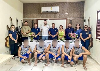 Terceira fase do Projeto Olhar Digital no Instituto Socioeducativo. Foto: Julia Beatriz Couto