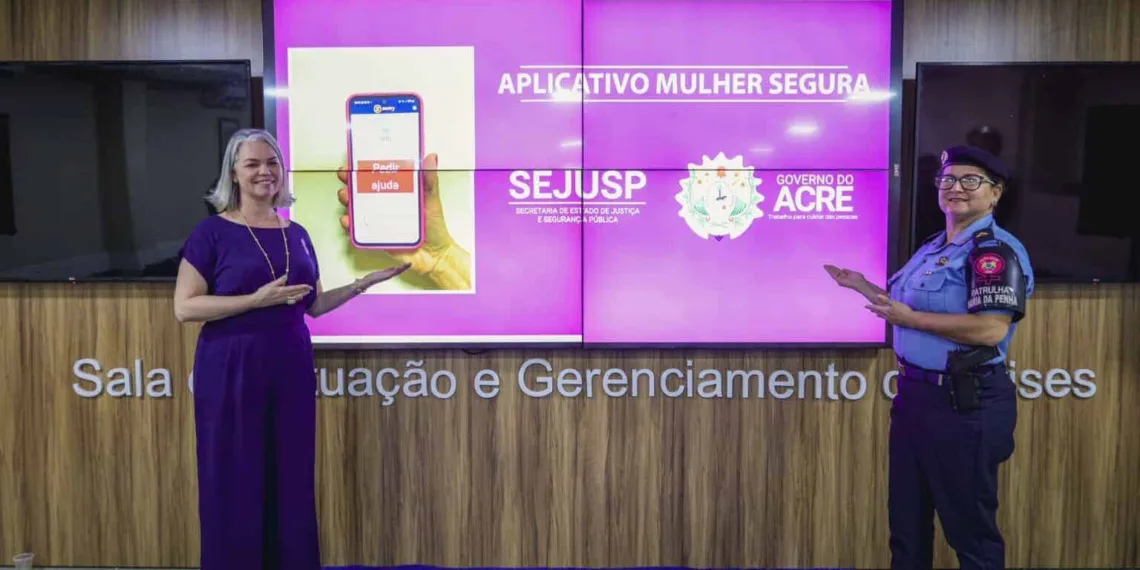 Acre implanta aplicativo Mulher Segura para amparar vítimas de violência