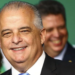 O presidente eleito, Luiz Inácio Lula da Silva, e o futuro ministro de Portos e Aeroportos, Márcio França, durante anúncio de novos ministros que comporão o governo.