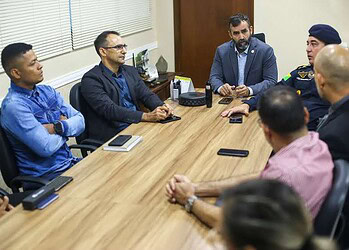 Representantes do Sistema Integrado de Segurança Pública. Foto: Dhárcules Pinheiro/Asscom Sejusp