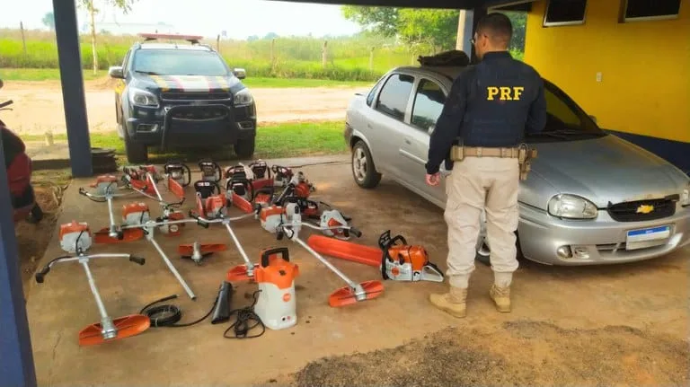 PRF do Acre recupera equipamentos furtados de loja em Rodônia