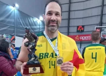 Jogando pela seleção brasileira, acreano é campeão Mundial de Basquete Masters na Argentina
