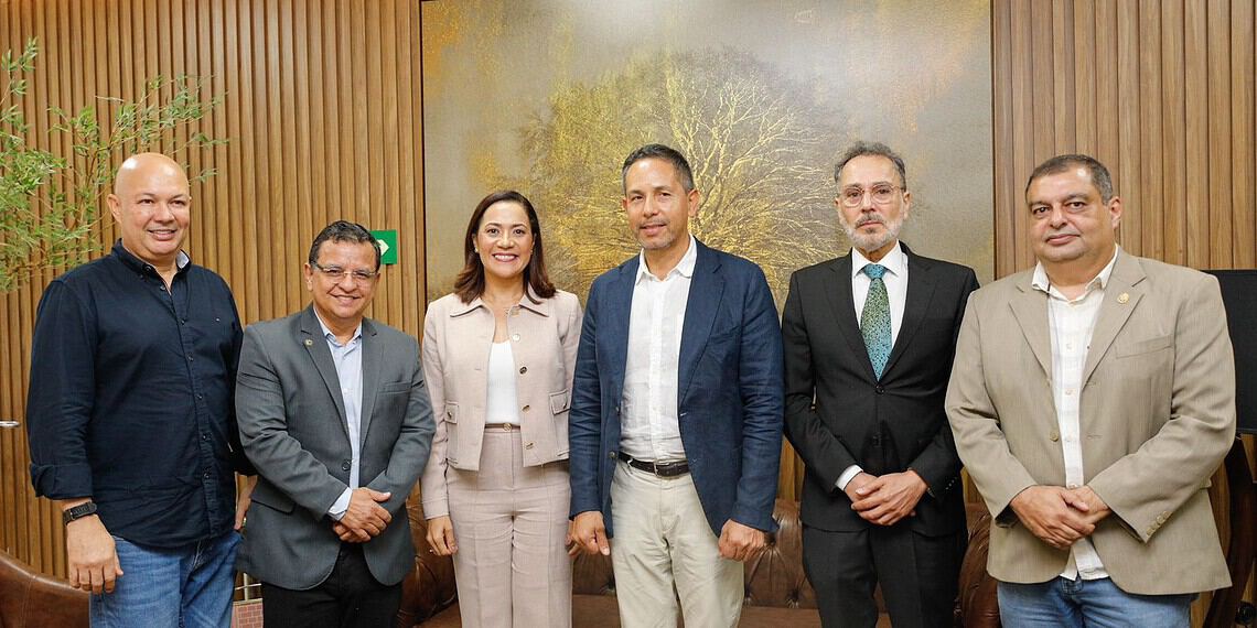 Governadora Mailza deu boas-vindas ao embaixador peruano e garantiu apoio do estado para as pautas comerciais entre os países. Foto: Sérgio Vale
