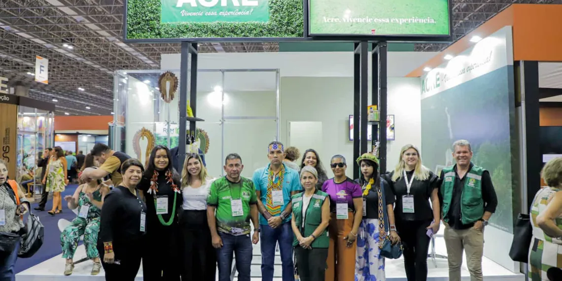 Diversos segmentos e empreendedores do turismo de base comunitária do Acre participam da 50ª edição da Abav Expo. Foto: Neto Lucena/Secom