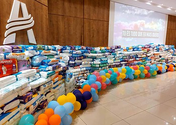 Estado recebe doação de fraldas descartáveis do Colégio Adventista de Rio Branco