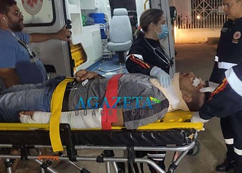 Colisão entre motociclistas deixa um condutor fica ferido; o outro envolvido fugiu do local