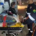Colisão entre motociclistas deixa um condutor fica ferido; o outro envolvido fugiu do local