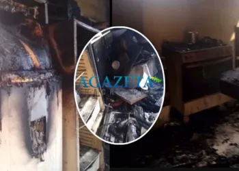 Botija de gás explode e destrói cozinha de residência no interior do Acre