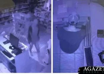 Vídeo mostra momento em que criminoso arromba farmácia e faz o 'limpa' no caixa