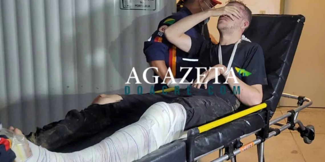 Criminoso tenta roubar moto, mas é atropelado, espancado por populares e preso