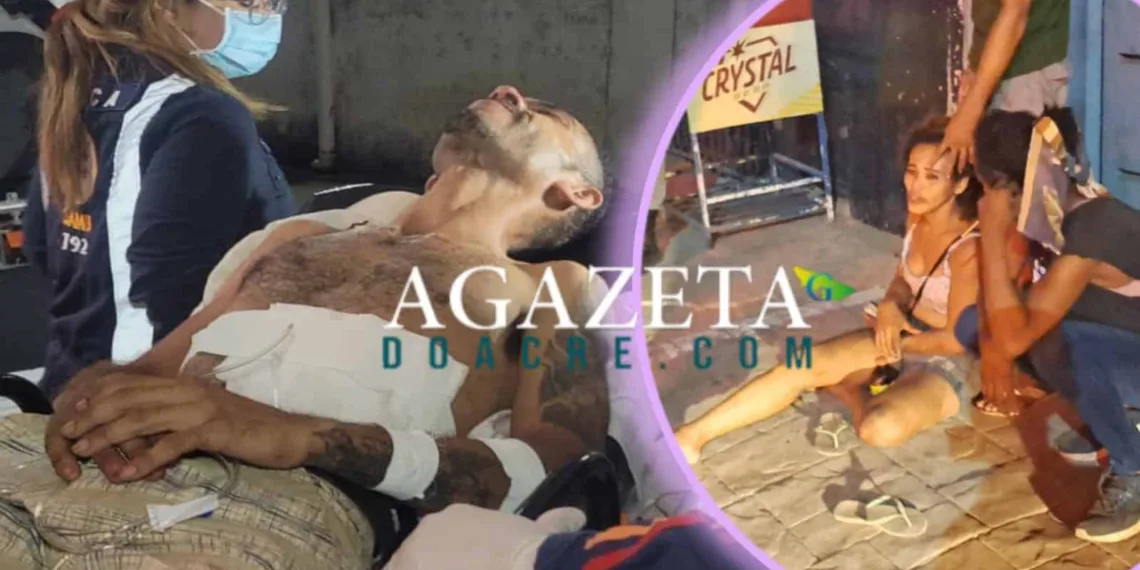 Briga de casal termina com homem ferido a golpe de faca no PS e mulher na UPA