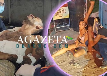 Briga de casal termina com homem ferido a golpe de faca no PS e mulher na UPA