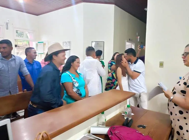 Mais de 50 casais selam a união durante itinerário do TJAC em Marechal Thaumaturgo