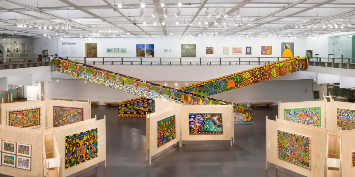 Exposição 'Mirações', do coletivo Mahku, no Museu de Arte de São Paulo.