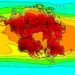 Processos tectônicos daqui milhões de anos levariam ao surgimento do supercontinente "Pangea Ultima" com temperaturas de até 70 ºC Imagem: Divulgação/ University of Bristol