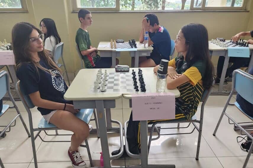uana Neri representou o Colégio Militar na competição nacional. Foto: cedida