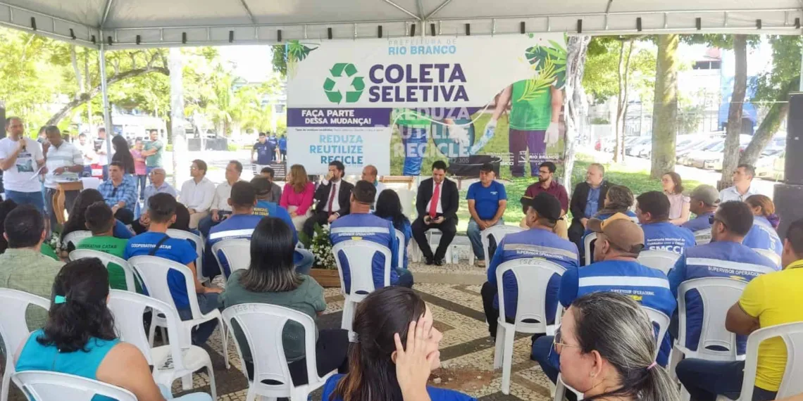 Bocalom lança Coleta Seletiva para órgãos públicos e áreas comerciais em Rio Branco