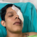 O jovem corre risco de perder a visão (Foto: Cedida)