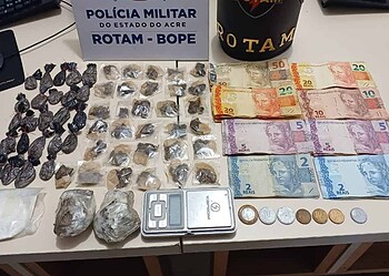 Polícia desarticula boca de fumo no Segundo Distrito de Rio Branco