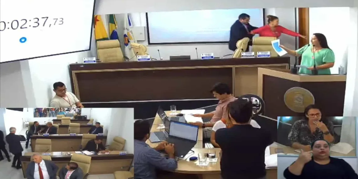 Lene Petecão passa mal e desmaia durante sessão na Câmara de Vereadores