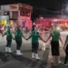 O terceirizados fizeram novi protesto na noite desta terça-feira (Foto: Cedida)