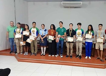 Alunos da rede estadual de Cruzeiro do Sul conquistaram dez medalhas de bronze e 27 menções honrosas. Foto: Onofre Brito/Secom