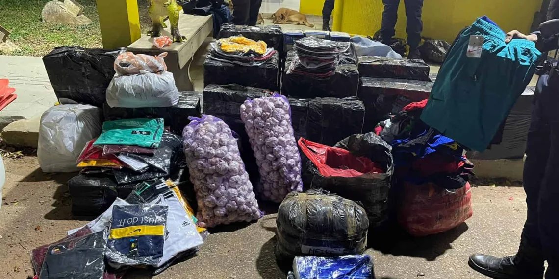 Polícia apreende mercadoria de contrabando no interior do Acre