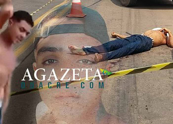 No Acre, jovem ameaça policiais com terçado e é morto com um tiro na cabeça