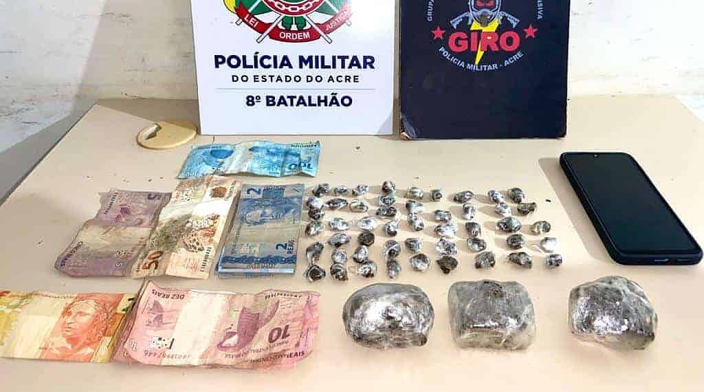 Militares do Giro apreendem entorpecentes em Sena Madureira