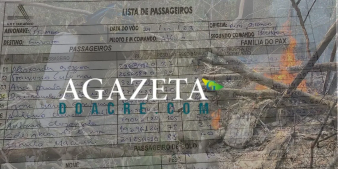Bebê de um ano está entre as vítimas de queda do avião no AC; veja a lista