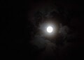 Acreano registra fotos da lua cheia de eclipse parcial; veja cliques