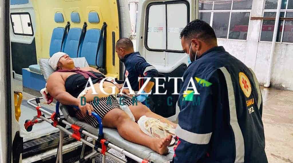 Marido tenta matar ex-mulher a golpes de faca na cabeça