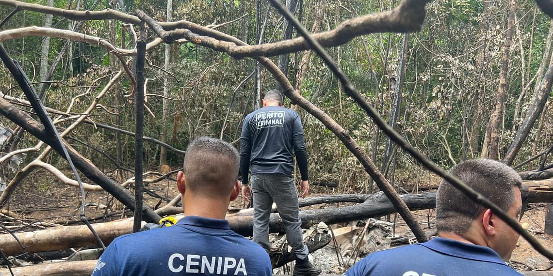 Equipe de especialistas do Cenipa chega ao Acre para investigar o acidente aéreo. Foto: cedida