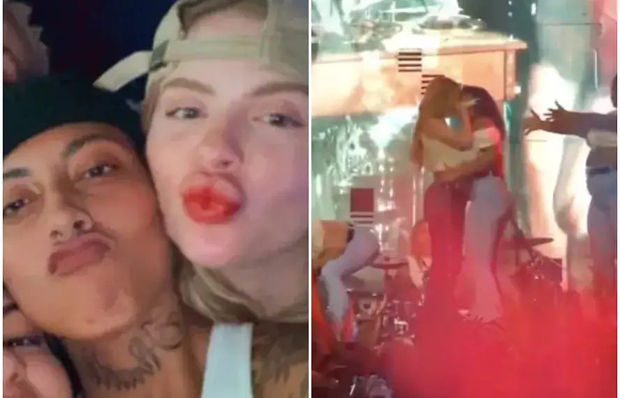 Luísa Sonza volta a beijar dançarina, e vídeo viraliza na web