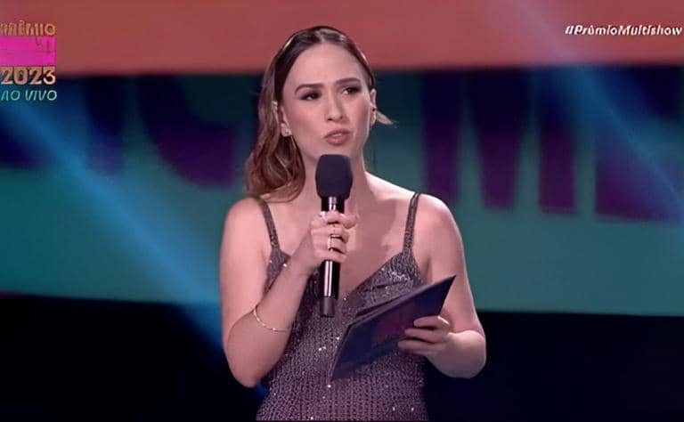 Tatá Werneck deu o que falar no Prêmio Multishow – Reprodução/Multishow
© Fornecido por Bolavip Brasil