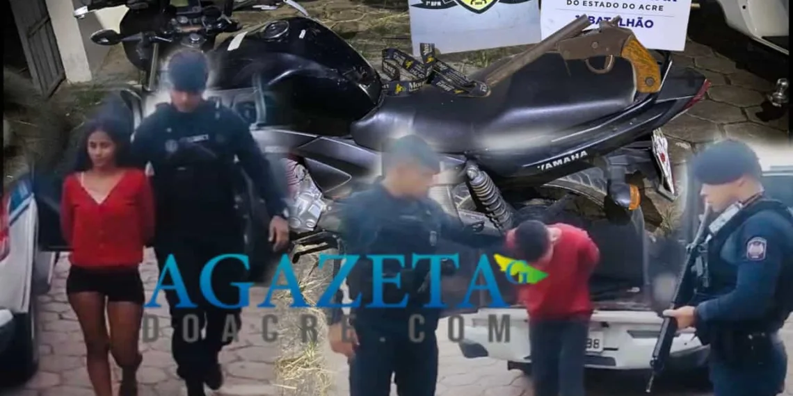 Na Capital, PM prende casal suspeito de várias assaltos na Baixada da Sobral