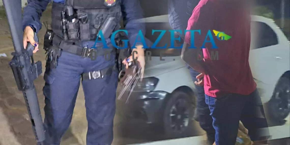 Menor é apreendido com fuzil e dois revólveres no bairro Montanhês  