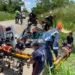 Buraco provoca acidente em Rio Branco e vítimas vão parar no Pronto-Socorro