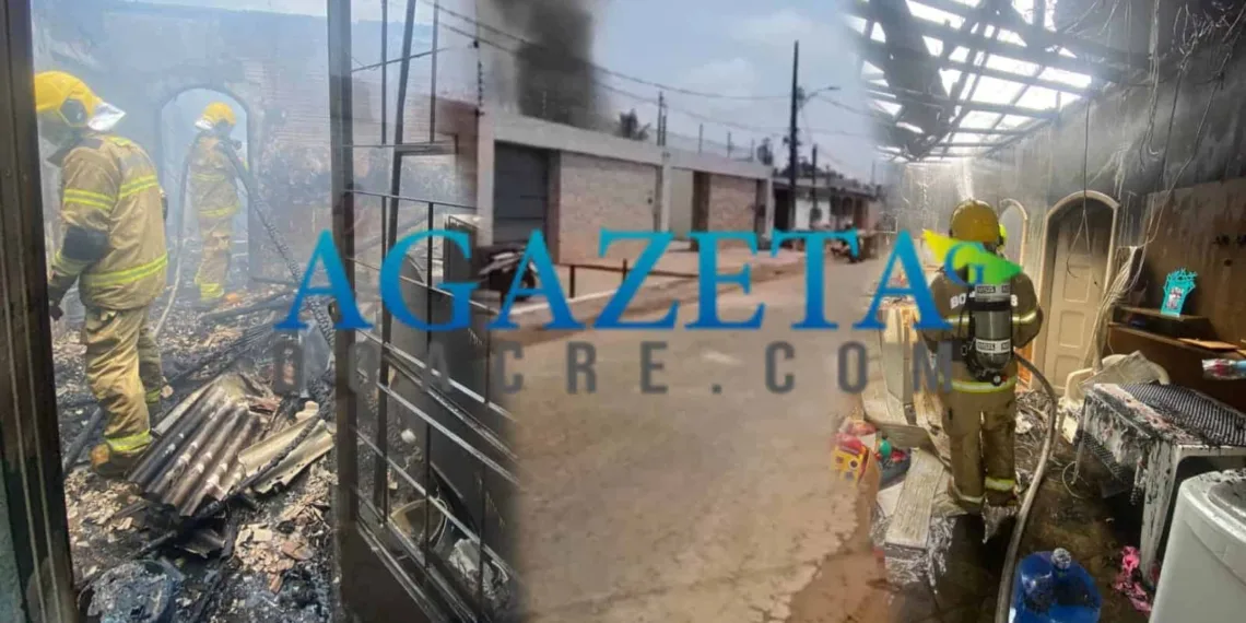 Casa é parcialmente destruída por incêndio e família pede ajuda para reconstrução