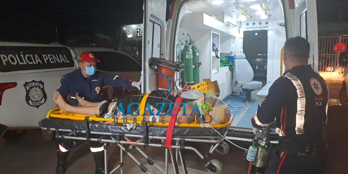 Mulher fica em estado grave após acidente de moto na BR-364, em Rio Branco