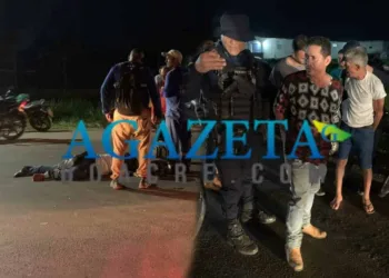 Homem atropela motociclista, tenta fugir e quase é linchado por moradores