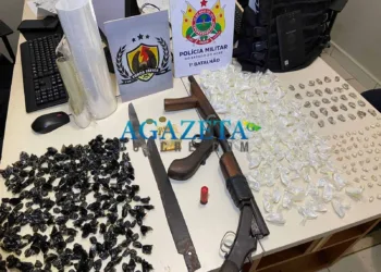 Polícia implode boca de fumo e prende traficantes com grandes quantidades de droga